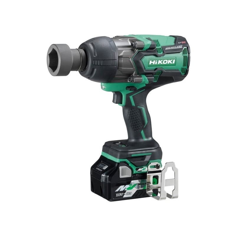 Boulonneuse à choc wr36dawrz 36v 2.5ah 1050 nm 3.7 kg carré 2 batterie moteur sans charbon 3/4 " 2.5 ah 1500 trs/min 2800 cp/min boulonneuse à choc wr