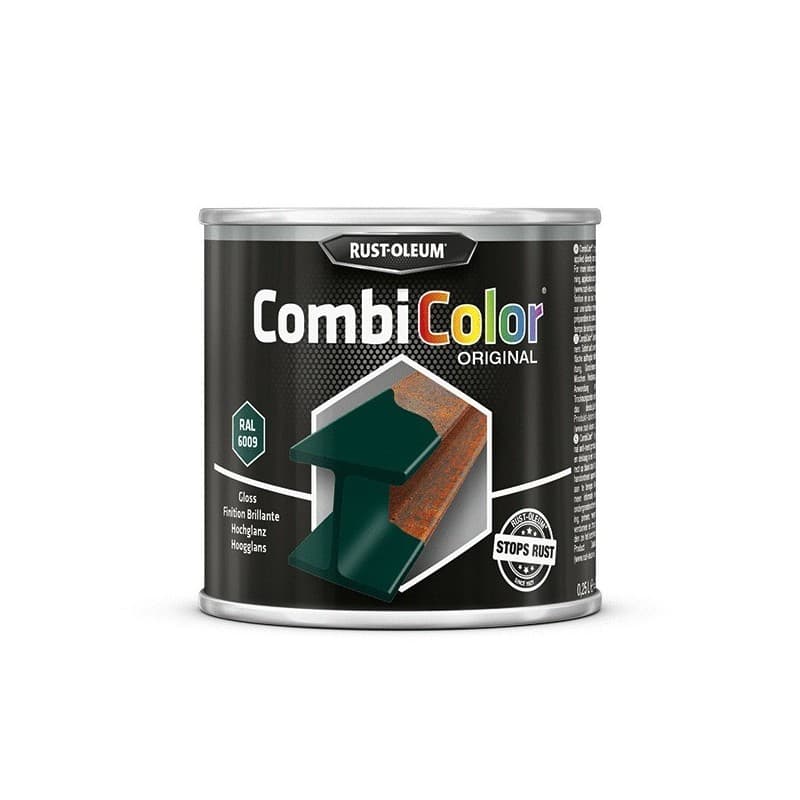 Peinture antirouille 2 en 1 combicolor® original supports neufs ou sains alkyde brosse/rouleau, pistolet sans air eau très soigné 10 m²/l ancienne pei