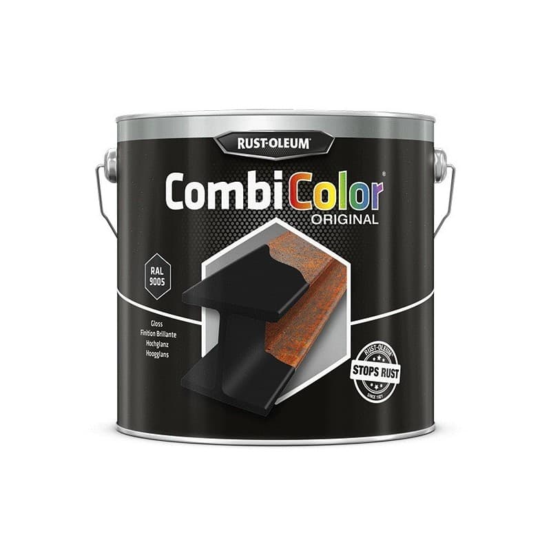 Peinture antirouille 2 en 1 combicolor® original supports neufs ou sains alkyde brosse/rouleau, pistolet sans air eau très soigné 10 m²/l ancienne pei