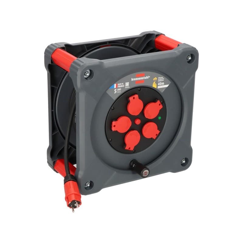 Enrouleur professional gamme ka h07rn-f 3g2,5 1 pièce(s) enrouleur ka 4201 5 40m h07rn-f3g2.5 40.00 m - brennenstuhl