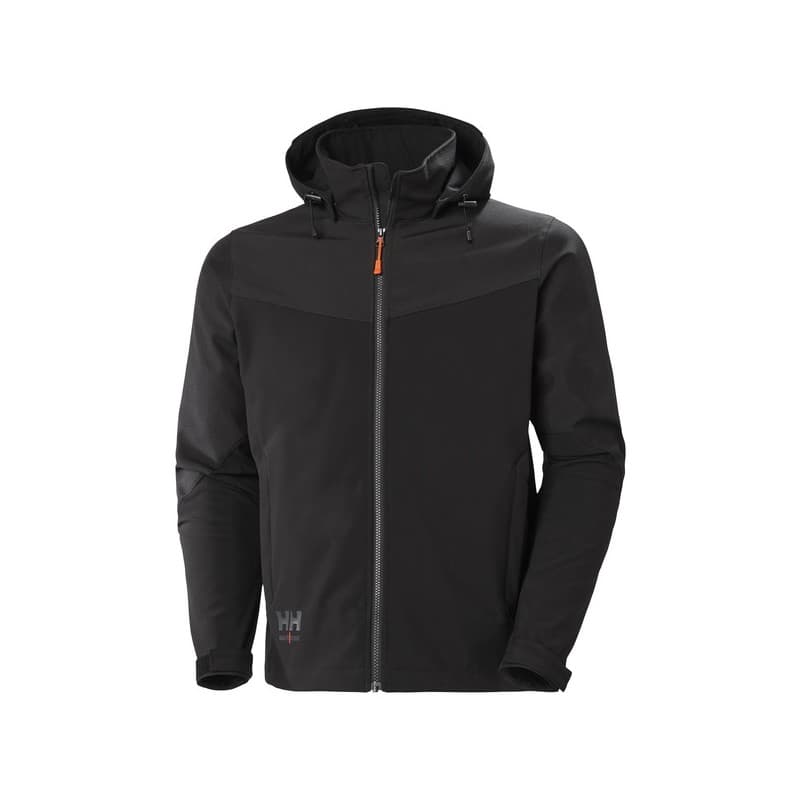 Veste softshell oxford m noir 300 - 400 g entre 1 et 3 veste 1 pièce(s) veste softshell oxford noir tm polyamide, polyester - helly hansen