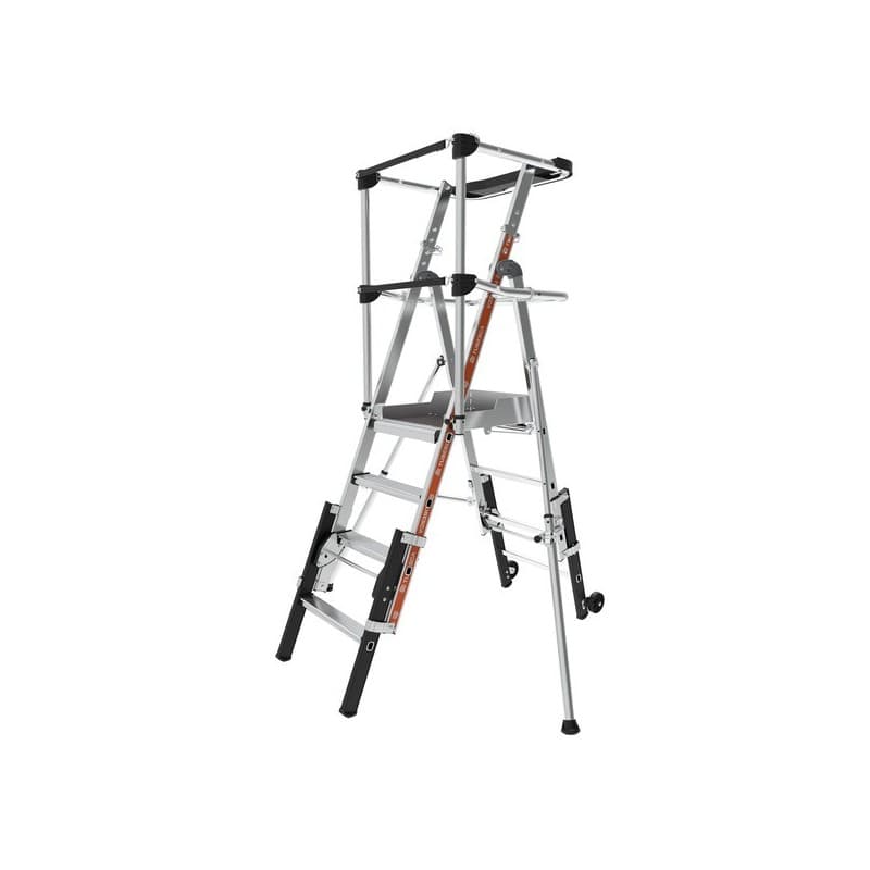 Plate-forme roulante raptorscopic garde-corps sangles 2.95 m 1 pièce(s) 1.97 m plate-forme roulante raptorscopic garde-corps sangles roulante, télésco