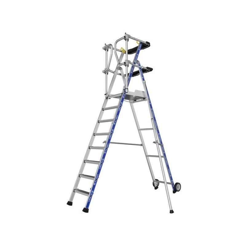 Plate-forme roulante sherpamatic garde-corps portillon 30 kg 8 1 pièce(s) 150 roulante plate-forme roulante sherpamatic 8 marches 2.91 m 3.87 m - tube