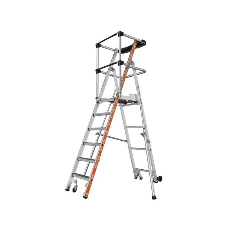 Plate-forme veloce - garde-corps sangles 6 1 pièce(s) 3.4 m 24.4 kg 1.4 m plate-forme veloce 6 marches garde-corps sangles 150 roulante - tubesca-coma