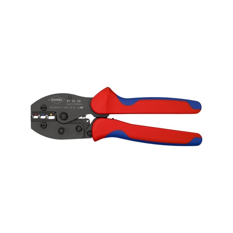 Pince à sertir preciforce® 1 pièce(s) pince à sertir preciforce® bi-matière 0,5-6 mm² / awg 20-10 - knipex werk