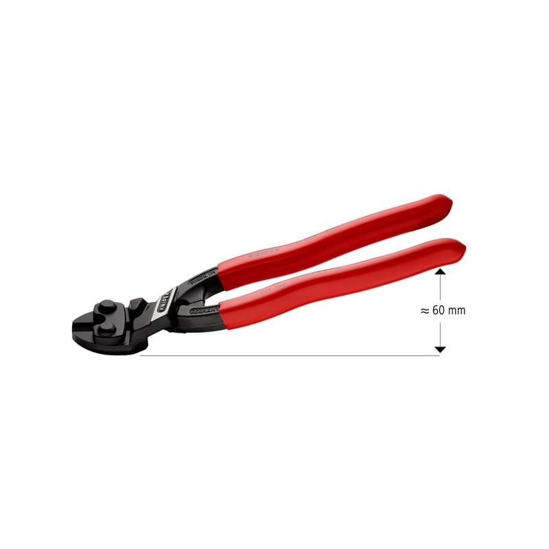 Coupe-boulons compact cobolt® 1 pièce(s) coupe-boulons compact cobolt® coudée 20° pvc ø5,2 200 mm - knipex werk
