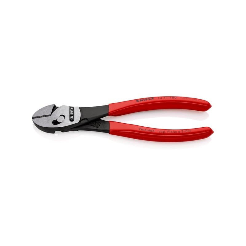 Pince coupante de côté twinforce® 1 pièce(s) pince coupante de côté twinforce® gainée en plastique 180 mm - knipex werk