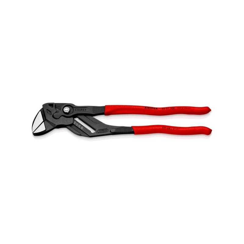 Pince-clé à réglage rapide 1 pièce(s) pince-clé atramentisée gaine pvc 63 / 305 mm - knipex werk