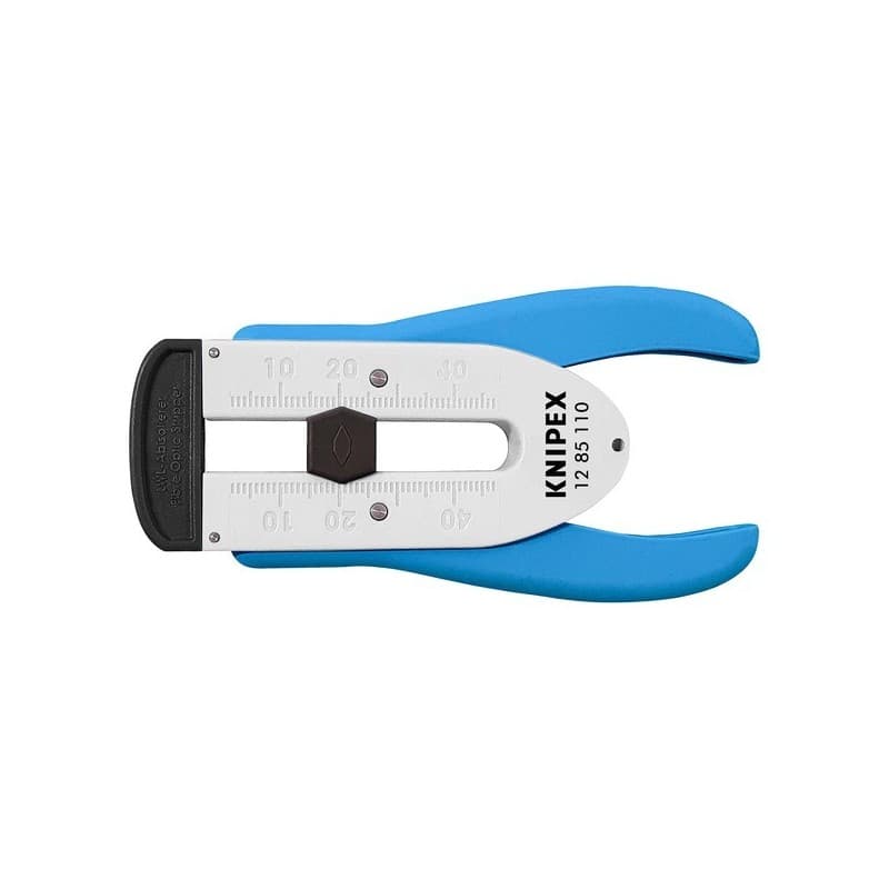 Outil de dénudage pour câble à fibres optiques ø0,125 190 mm 1 pièce(s) outil de dénudage pour câble à fibres optiques ø0,125 190 mm - knipex werk