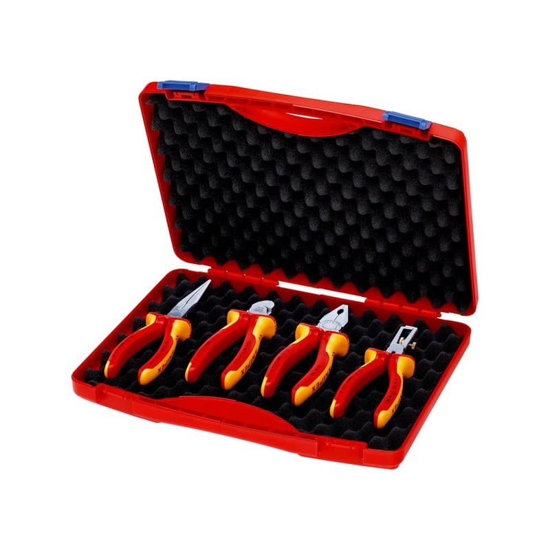 Coffret d'outils " red " pour électricien 1 coffret(s) de 4 pièce(s) coffret d'outils " red " pour électricien coffret 4 - knipex werk