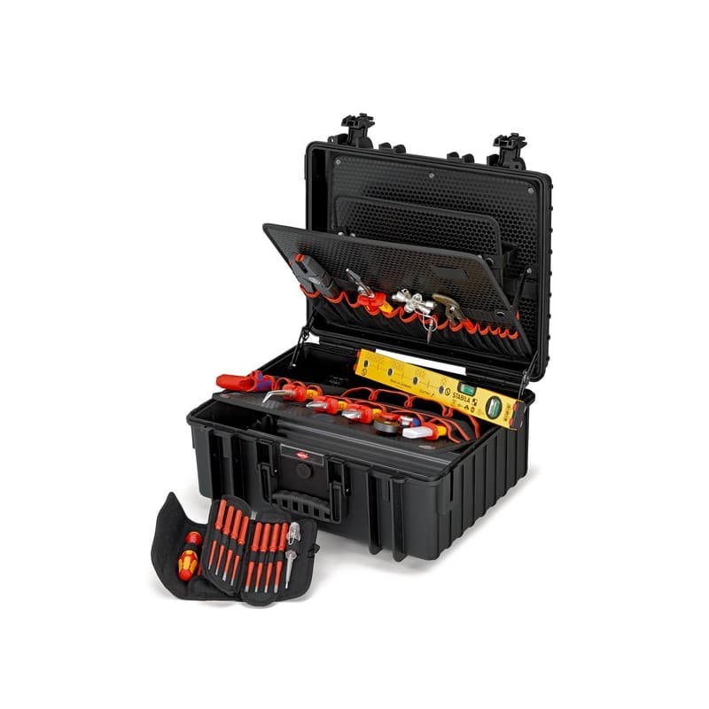 Mallette d'outils " robust34 " pour électricien 1 coffret(s) de 26 pièce(s) mallette d'outils " robust34 " pour électricien mallette 26 - knipex werk