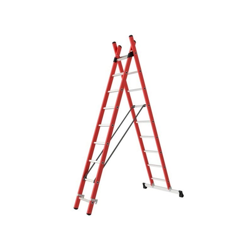 Échelle transformable 2 plans isolante 2.70 m × 4.66 m transformable échelle transformable 2 plans isolante 2.70 m × 4.66 m 5.56 m 18.90 kg 2 x 9 1