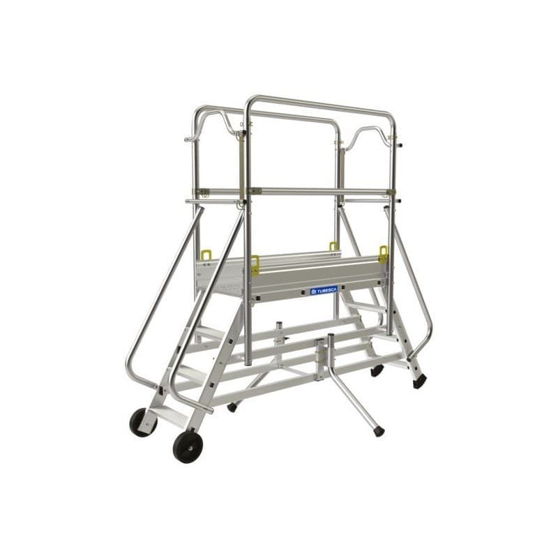 Passerelles banches 4 1 pièce(s) passerelle banche 4 marches 0.83 m 2.83 m 37.0 kg 150 roulante - tubesca-comabi