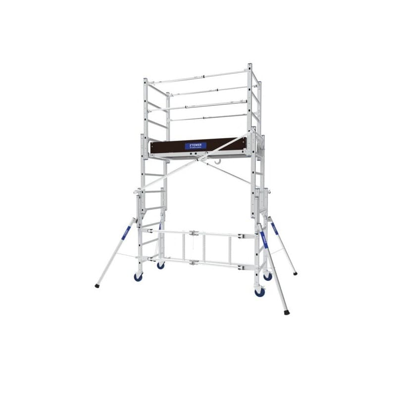 Echafaudage z-tower roulant télescopique 1.8m roulant 1 56 kg 1 pièce(s) echafaudage z-tower roulant télescopique 1.8m 2.8 m 3.8 m - tubesca-comabi