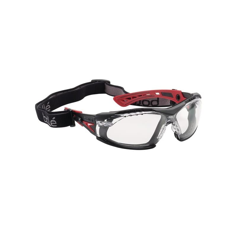 Lunettes rush+ lunettes rush+ incolores avec bandeau incolore 1 paire(s) anti-buée, anti-statique - bolle