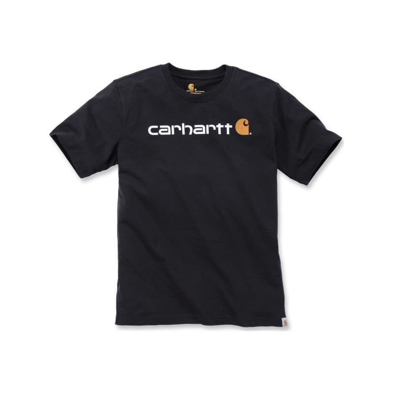 T-shirt manches courtes col tricot tee-shirt manches courtes noir tm 200 - 300 g m coton t-shirt 0 1 pièce(s) gris, noir - carhartt