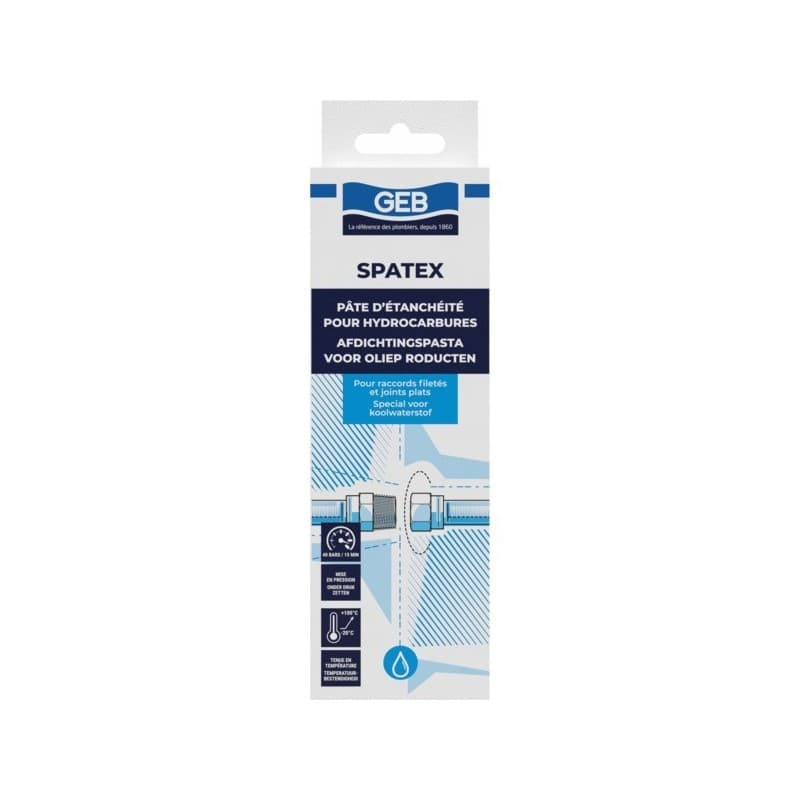 Pâte d'étanchéité spatex pâte d'étanchéité spatex 1 tube(s) de 125 millilitre(s) pâte à joint - geb sas