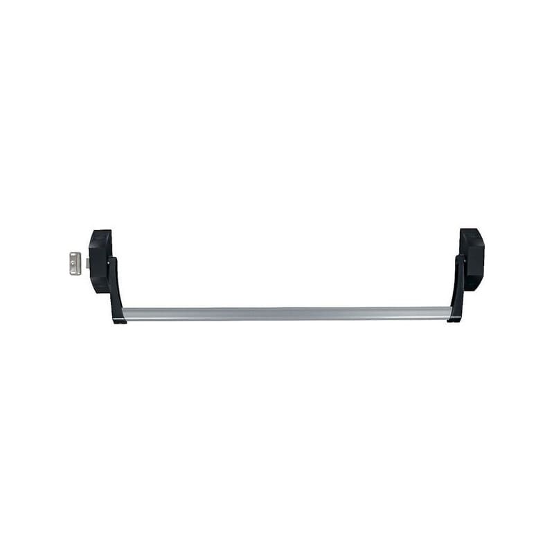 Barre anti-panique isy bar 1 pièce(s) anti-panique isy bar 1 pt latéral - abs argent / noir - jpm