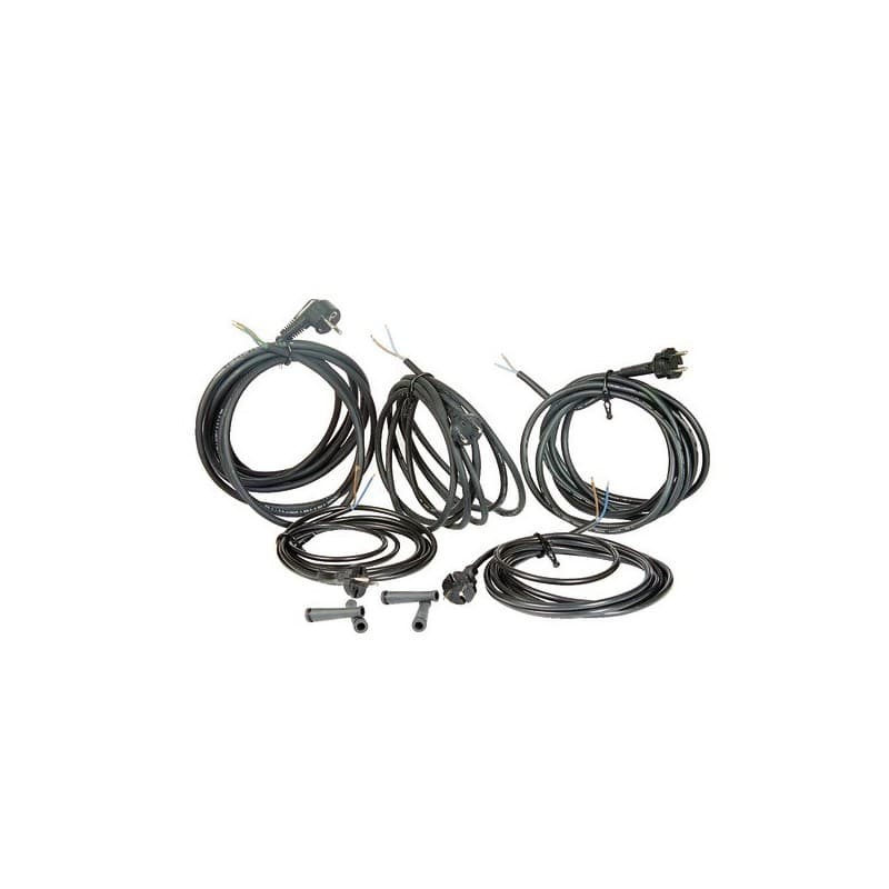 Cordon électrique avec fiche surmoulée cordon en caoutchouc néoprene ho7rnf 3 fils ø1.5 2500w - 5m 1 pièce(s) - cori