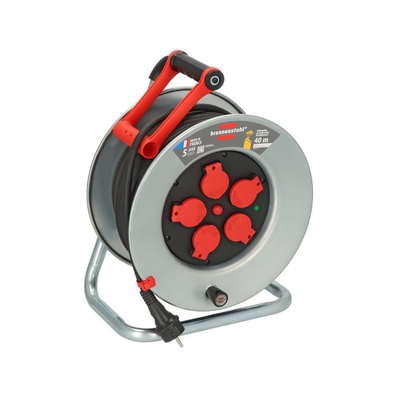 Enrouleur électrique silverpro enrouleur silverpro 40 m ho7rn-f 3g 2,5 mm² h07rn-f 3g2,5 40.00 m 1 pièce(s) - brennenstuhl