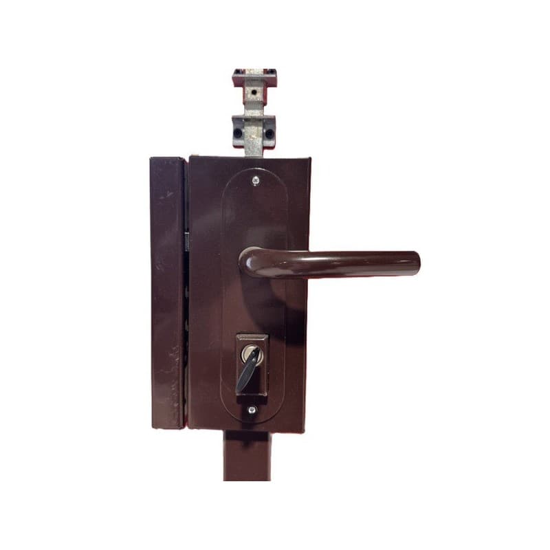Serrure en applique 3 points s300 plus a pêne dormant réversible 1 pièce(s) serrure en applique 3 points s300 plus - marron - mul t lock france