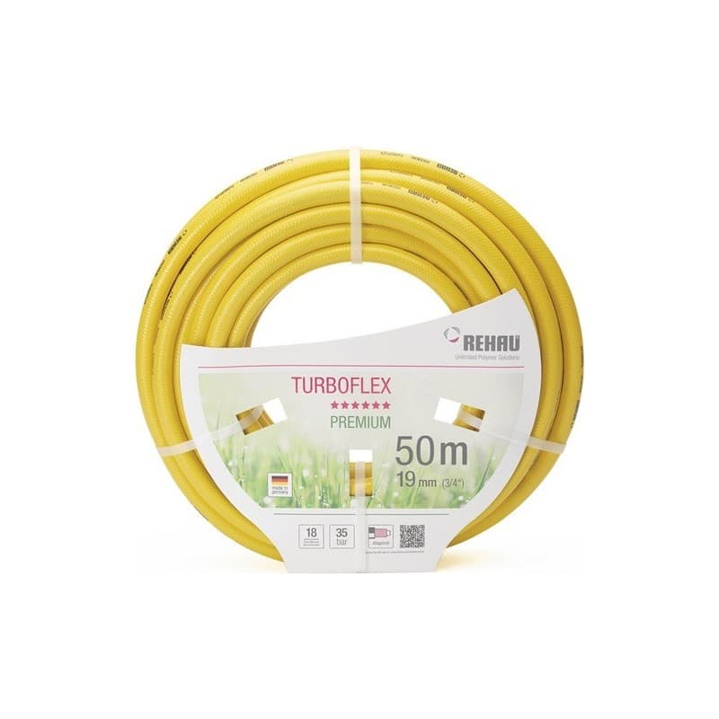 Tuyau d'arrosage quattroflex rehau 1 carton(s) de 50 mètre(s) linéaire tuyau d'arrosage quattroflex longueur 50 m - rehau