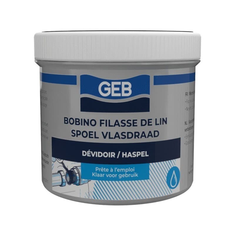 Filasse de lin en bobino 1 pot(s) de 80 gramme(s) filasse de lin dévidoir en bobine - geb sas