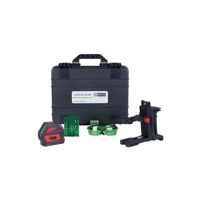 Lasers à lignes croisées ncl-2g set 20 (50 m. récepteur) m 1 pièce(s) lasers à lignes croisées ncl-2g set 20 (50 m. récepteur) m - nestle