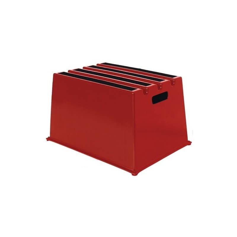 Marchepied pour charges lourdes 1 pièce(s) marchepied 1 hauteur 307mm plastique rouge - nw