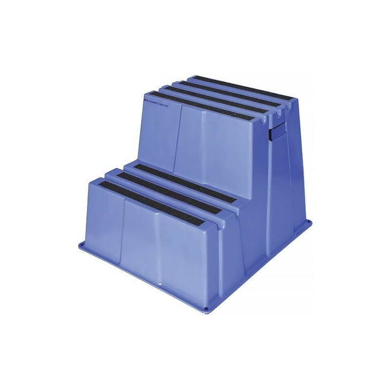 Marchepied pour charges lourdes 1 pièce(s) marchepied 2 hauteur 500mm plastique bleu - nw