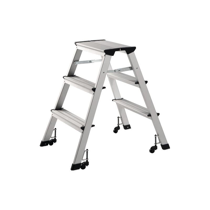 Escabeau pliant 1 pièce(s) escabeau pliant marche plateforme y comp. 3 - nw