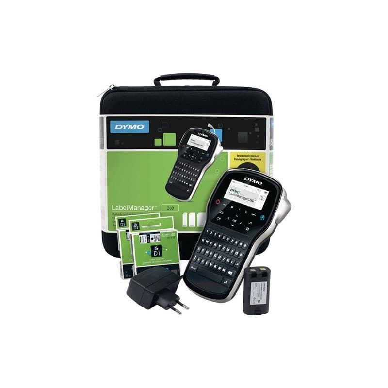 Étiqueteuse label manager 280 l. bande écriture 6, 9, 12mm 1 pièce(s) étiqueteuse label manager 280 l. bande écriture 6, 9, 12mm - dymo