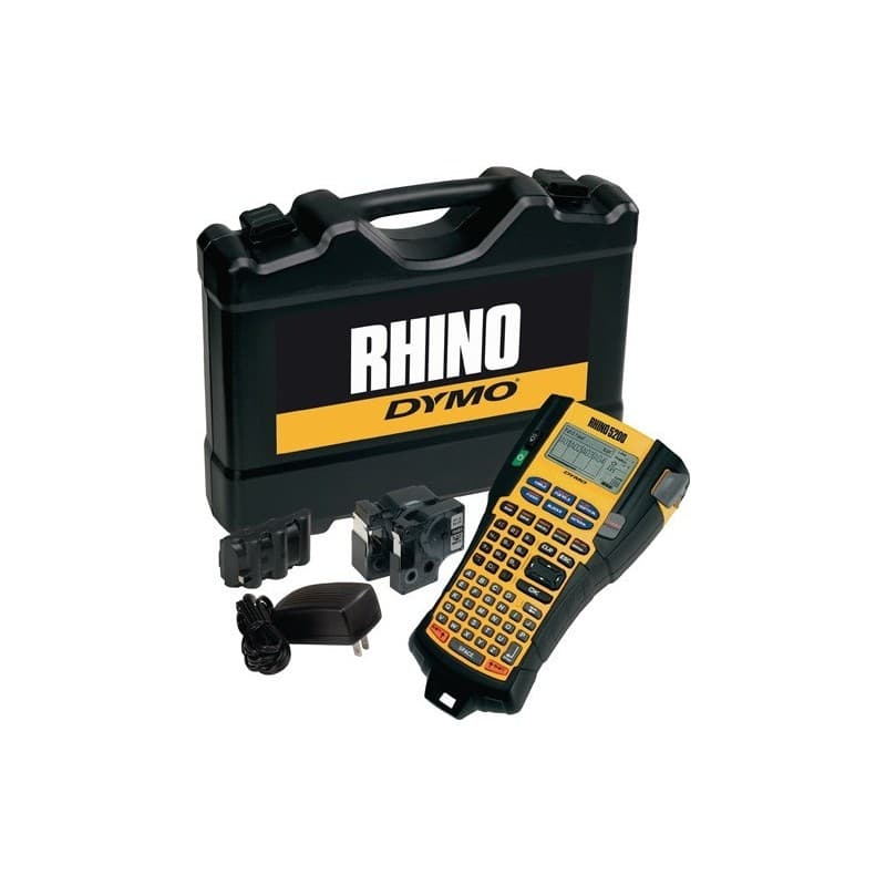 Étiqueteuse rhino 5200 l. bande d écriture 6, 9, 12, 19 mm 1 pièce(s) étiqueteuse rhino 5200 l. bande d'écriture 6, 9, 12, 19 mm - dymo