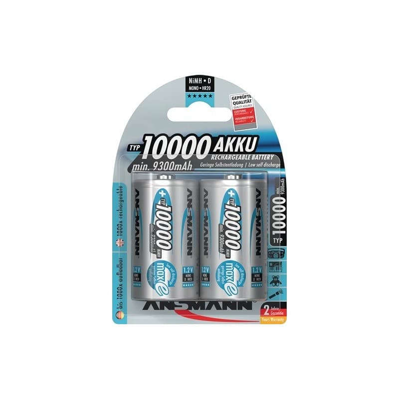 Batterie d´accumulateur 1,2 v 10000 mah 1 pièce(s) batterie d´accumulateur 1,2 v 10000 mah - ansmann