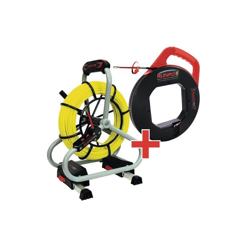 Tige en fibres de verre profiset runpotec 1 pièce(s) tige en fibres de verre profiset longueur de ruban 30 m - runpotec