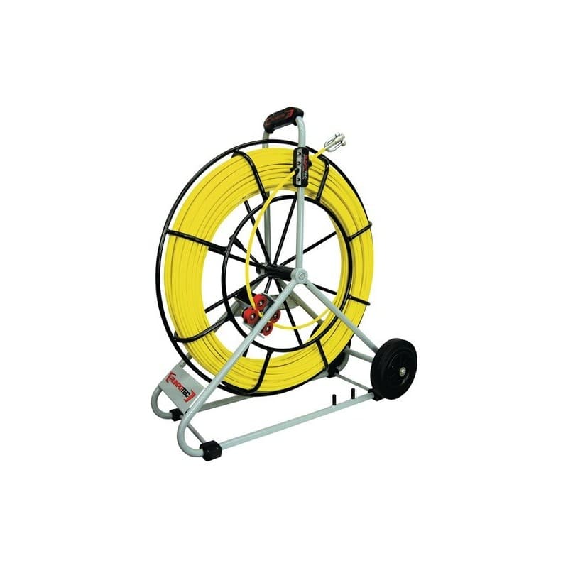 Tige en fibres de verre gf 7.5 und gf 9 runpotec 1 pièce(s) tige fibres verre l. ruban 120m rayon courbure 620mm - runpotec