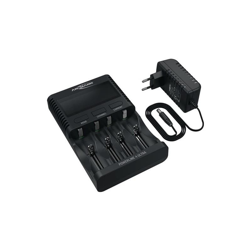 Chargeur universel ubc-powerline4ultra-eu-cb av alimentation 1 pièce(s) chargeur universel ubc-powerline4ultra-eu-cb av alimentation - ansmann