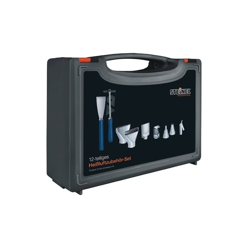 Set d'accessoires pour air chaud 12 pièces dans une mallette 1 pièce(s) set d'accessoires pour air chaud 12 pièces dans une mallette - steinel