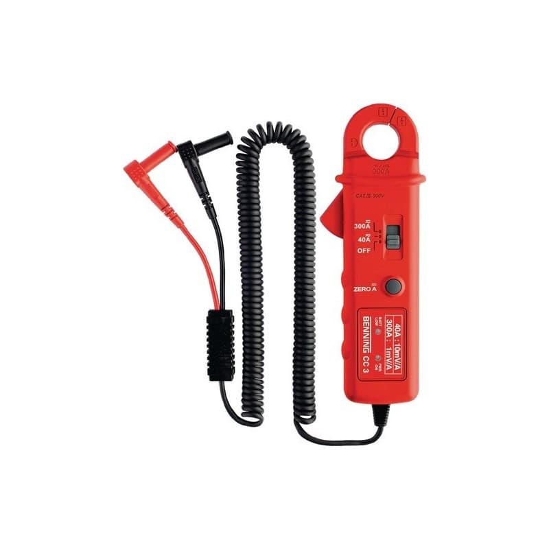 Adaptateur pour pince ampérométr. ac/dc cc 3 0,2-300 a 1 pièce(s) adaptateur pour pince ampérométr. ac/dc cc 3 0,2-300 a - benning