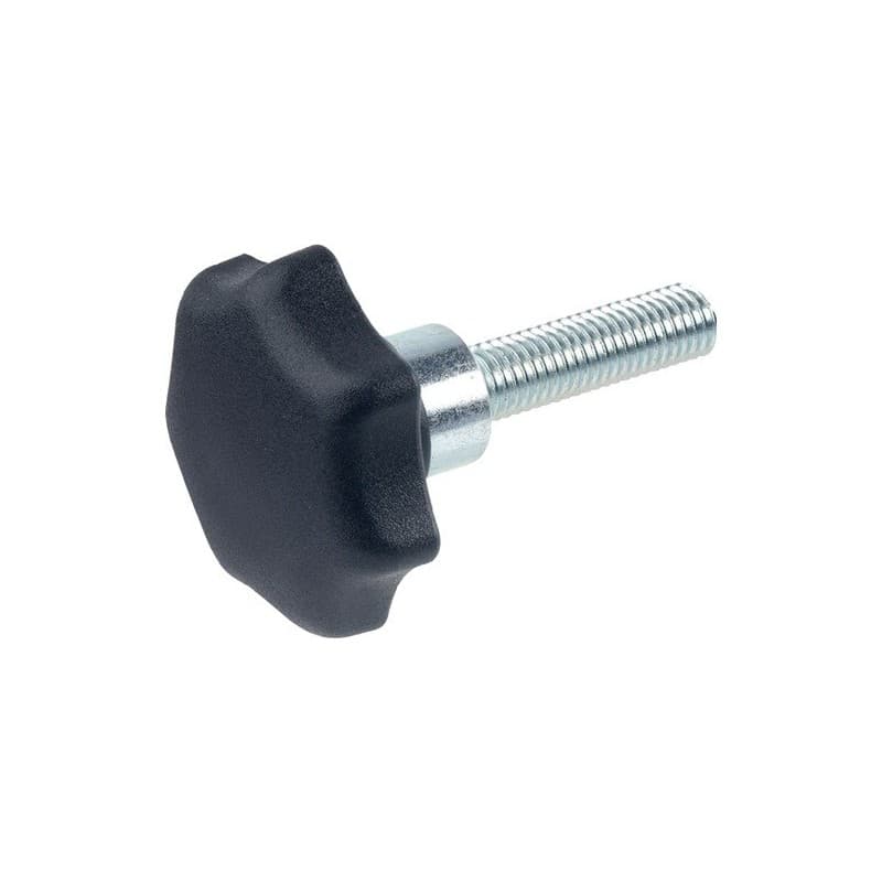 Lot poignée en étoile gn 6336.4 ganter 1 carton(s) de 25 pièce(s) poignée étoile ø1 50mm ø2m 10mm l40mm - ganter