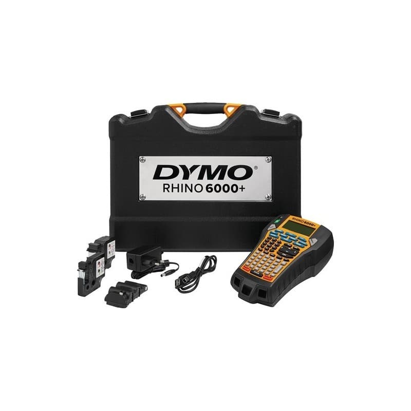 Étiqueteuse rhino 6000+ l. bande d écrit. 6, 9, 12, 19, 24mm 1 pièce(s) étiqueteuse rhino 6000+ l. bande d'écrit. 6, 9, 12, 19, 24mm - dymo