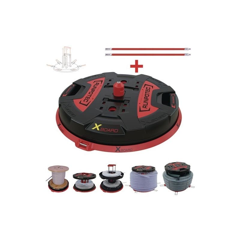 Dérouleur câbles xb 500 t d. 500mm capacité charge 800 kg 1 pièce(s) dérouleur câbles xb 500 t d. 500mm capacité charge 800 kg - runpotec