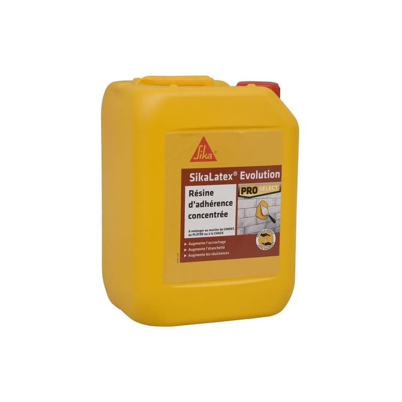 Résine d'adhérence sikalatex - evolution 1 bidon(s) de 5 litre(s) résine d'adhérence sikalatex - evolution - sika france sas - sika