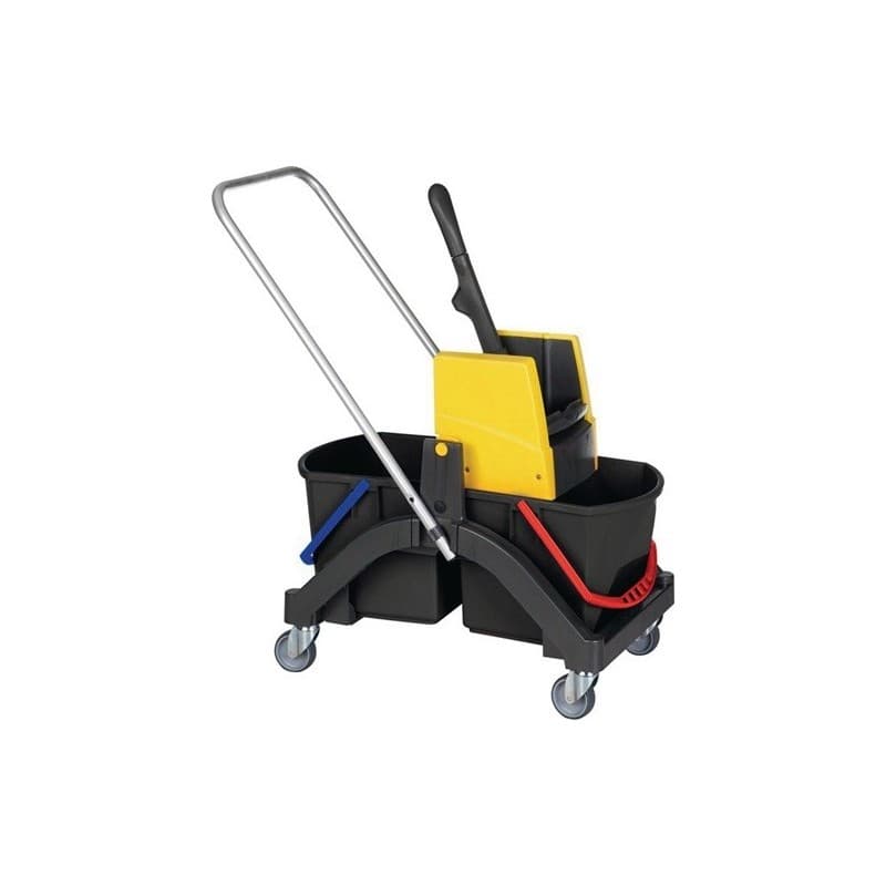 Chariot de nettoyage vermop 1 pièce(s) chariot de nettoyage seaux de 2 x 17 l et presse - vermop