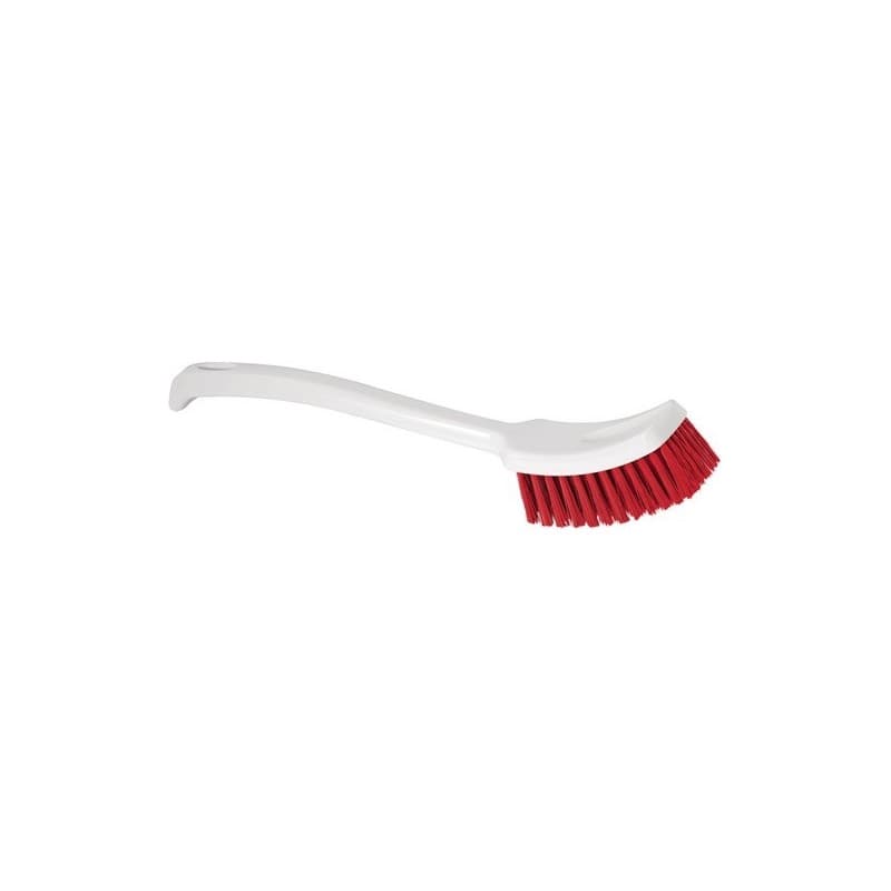 Lot brosse à manche haccp 1 carton(s) de 10 pièce(s) brosse manche haccp l400mm ep poils 0,50mm rouge - nw