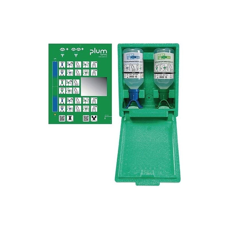 Station urgence oculaire duo 0,5 l ph neut.duo,0,5 l 1 pièce(s) station urgence oculaire duo 0,5 l ph neut.duo,0,5 l - plum