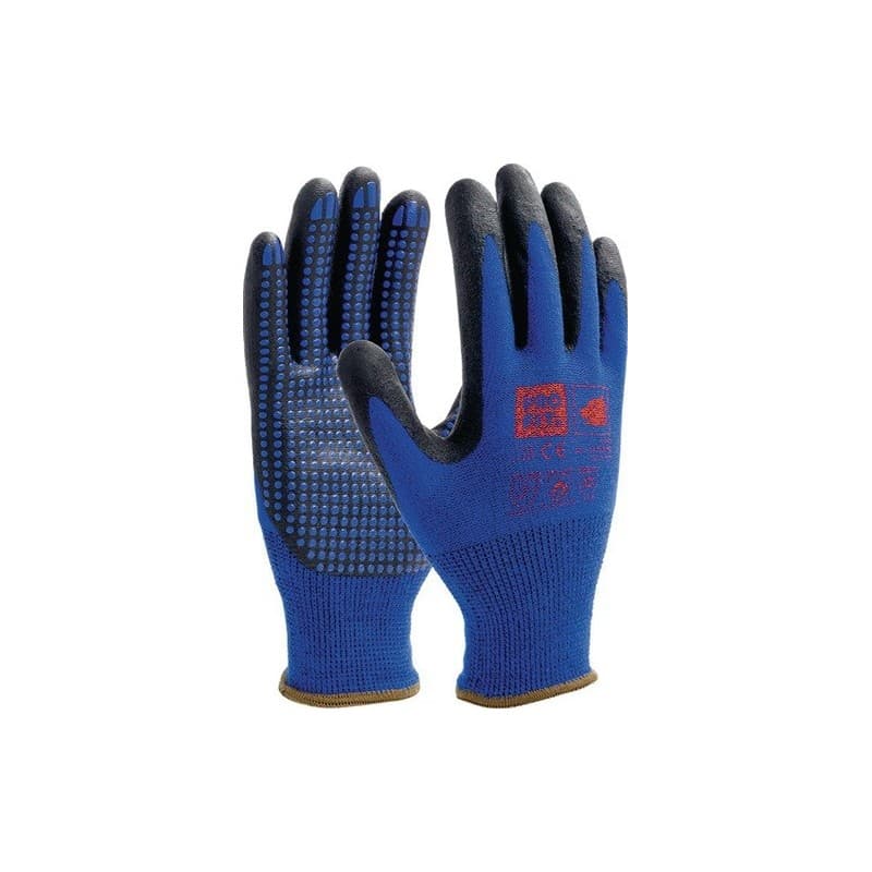 Lot gants en nitrile Ă maille fine ni-thermo pro fit 1 carton(s) de 12 paire(s) gants en nitrile Ă maille fine ni-thermo taille 10 bleu - pro fit
