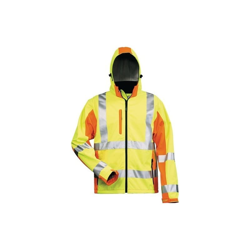 Veste softshell de signalisation jim elysee 1 pièce(s) veste softshell de signalisation jim taille m - elysee