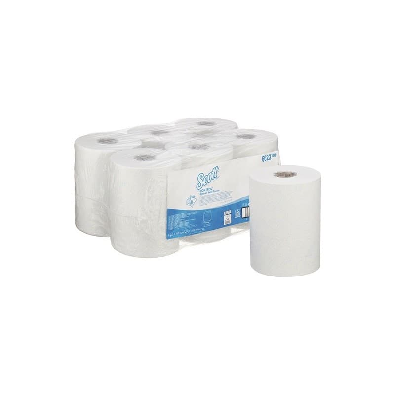 Serviette en rouleau scott® control™ 6623 1 couche blanche 1 carton(s) serviette en rouleau scott® control™ 6623 1 couche blanche - scott