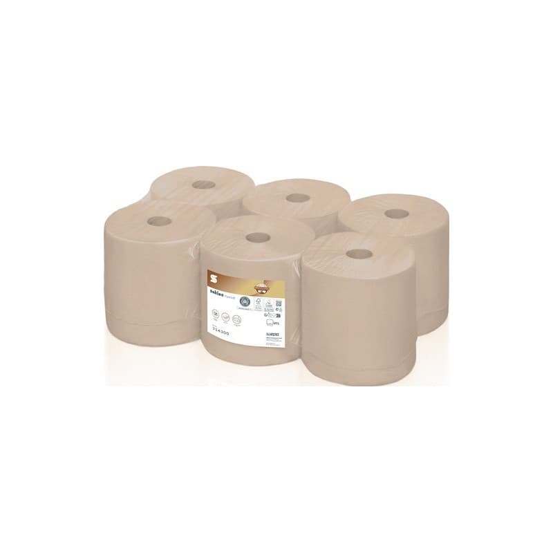 Rouleau serviettes satino puresoft 314300 2 couches beige cl 1 carton(s) de 6 pièce(s) rouleau serviettes satino puresoft 314300 2 couches beige cl -